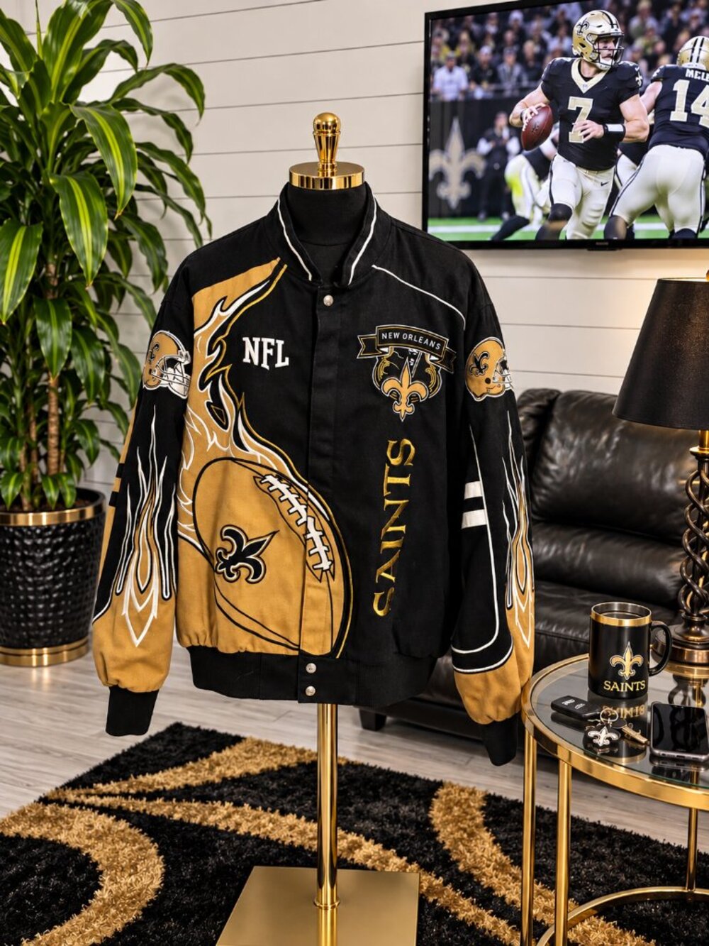 NFL Men's Large New Orkeans Saints Jacket